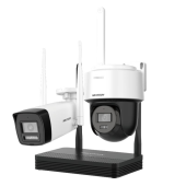 NKS424W03H - Kit de vidéosurveillance 4MP H.265 1x bullet + 1x dome PT WI-FI NVS