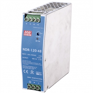 MEAN WELL NDR-120-48 Alimentation industrielle DIN 120W 48VDC