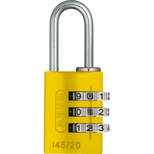 ABUS - Cadenas à combinaison 145/20 yellow B/DFNLI