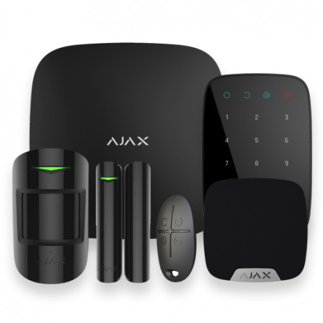 EA-SET03-H2PB - Set alarme Ajax Hub 2 Plus complet Lan Wifi 3-4G_1