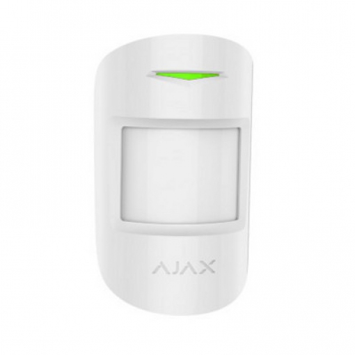 Ajax MotionProtect - Capteur de présence radio PIR (PET immune), blanc