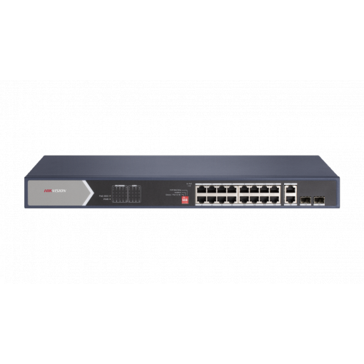 DS-3E0520HP-E - 16 Port Gigabit Unmanaged POE Switch