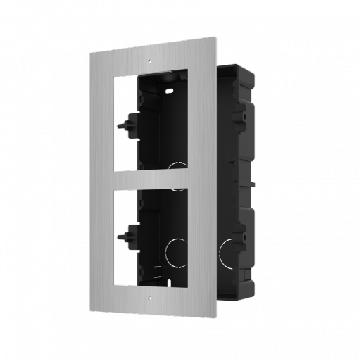 DS-KD-ACF2/S - Cadre Inox 2 modules Interphone