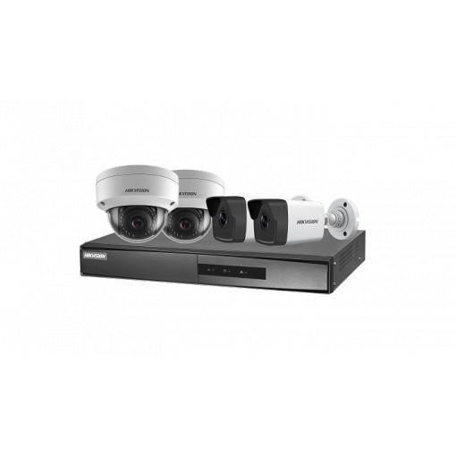 DS-J142I/NK42E3H-1T(WD)(C) - Kit NVR 2MP Bullet/Dome PoE