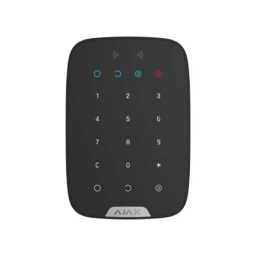 Ajax KeyPad Plus - Élément de commandes Touch, sans fils, noir